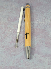 Faithful Ball Point Wood Office Pens with Refills