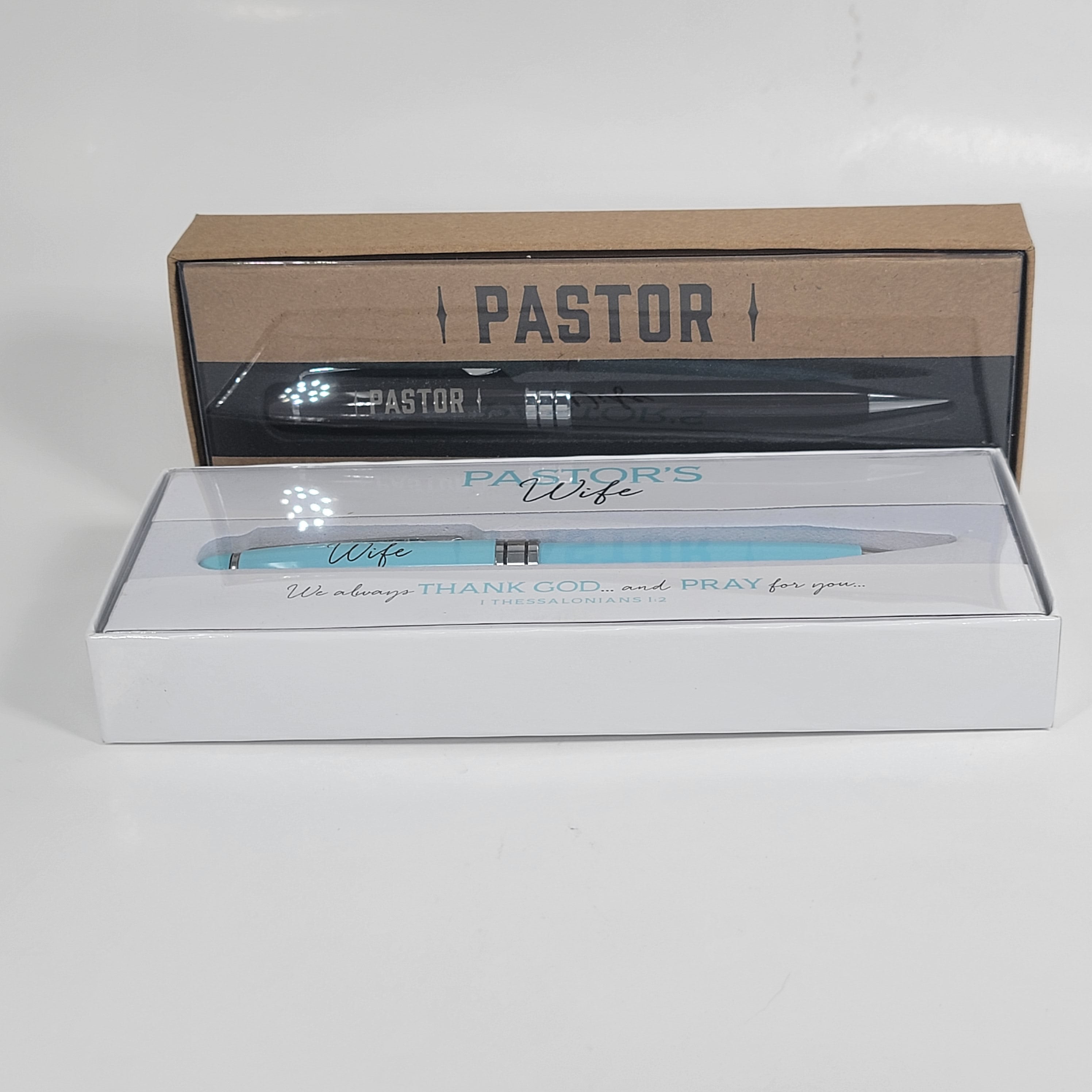 Pastor & Wife Ball Point Pen Set