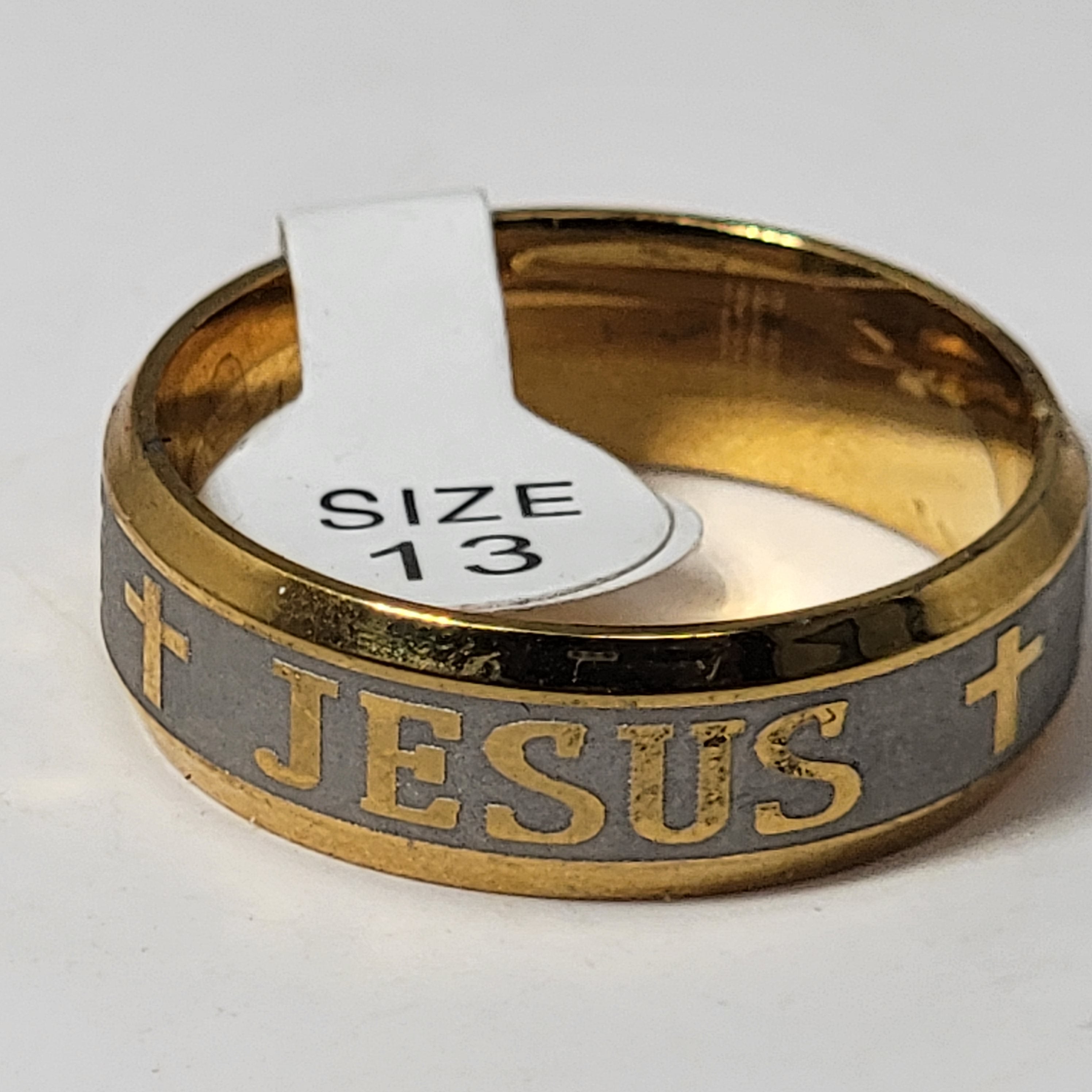 Stainless Steel Gold Men's Artistic Style Jesus Face Ring - China Ring and  Men's Ring price | Made-in-China.com