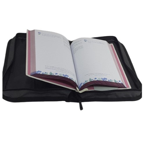 Large Gray/Black Bible Book Cover