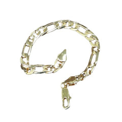 18k Gold plated Figaro Style Bracelet