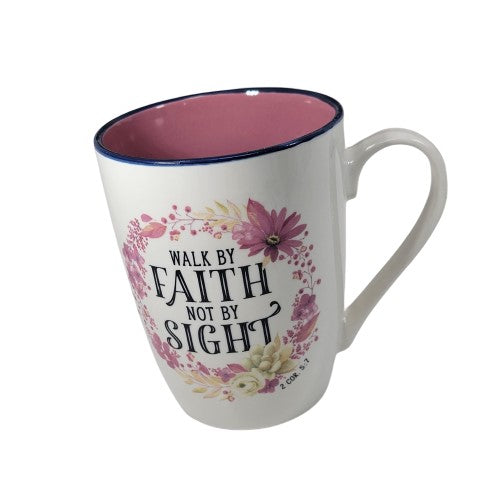 Walk Buy Faith coffee mug 12oz