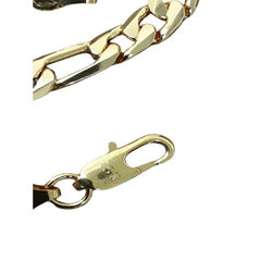 18k Gold plated Figaro Style Bracelet