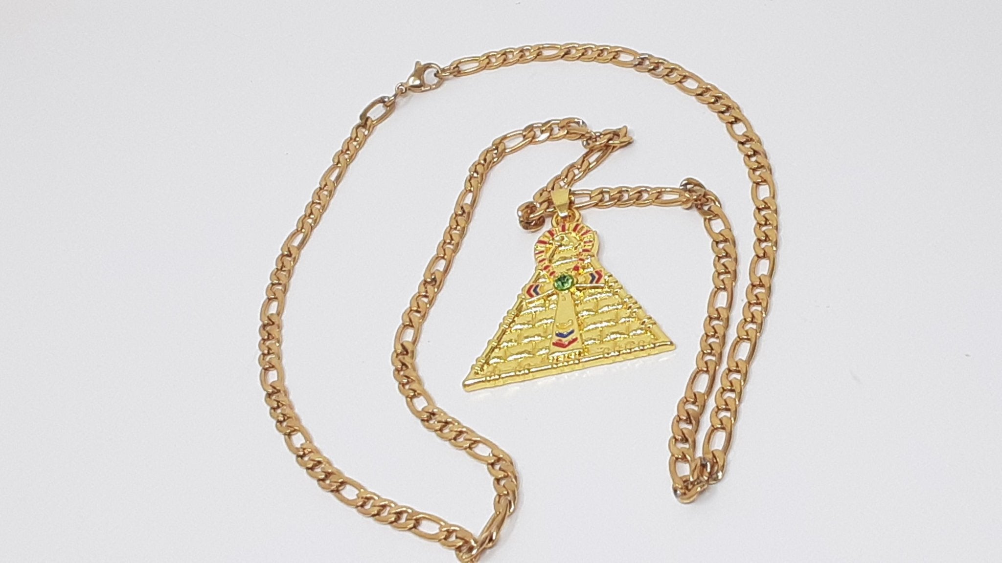 gold plated pyramid